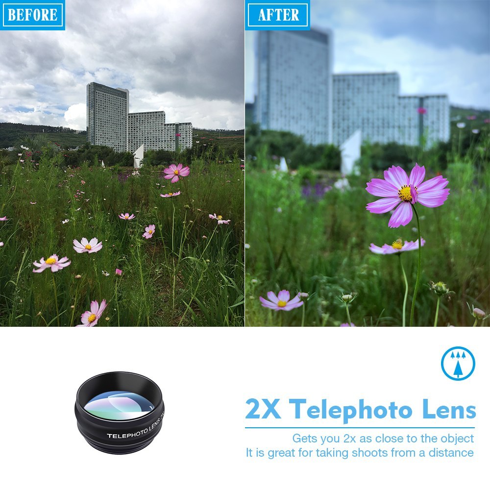 Phone Lens Kit Universal 10 In 1 Fisheye For Smartphone