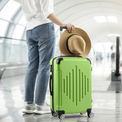 Comes With A Three In One Suitcase With 2 Diamond Shaped Stripes And Corners