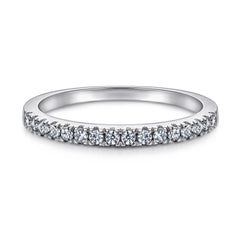 S925 Sterling Silver Niche Stacked Ring Women's Personality