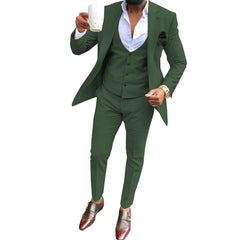 Men's Three-piece Casual Business Suit