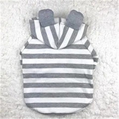 Pet clothing striped sweater