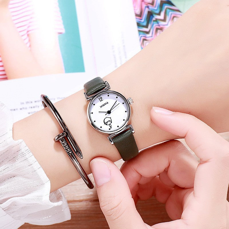 Small Dial Simple Casual Women's Watch