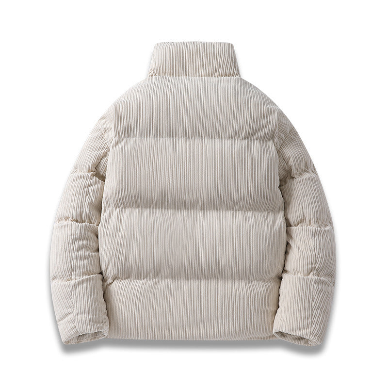 Thickening Stand Collar Casual Loose Cotton Coat