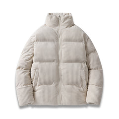 Thickening Stand Collar Casual Loose Cotton Coat