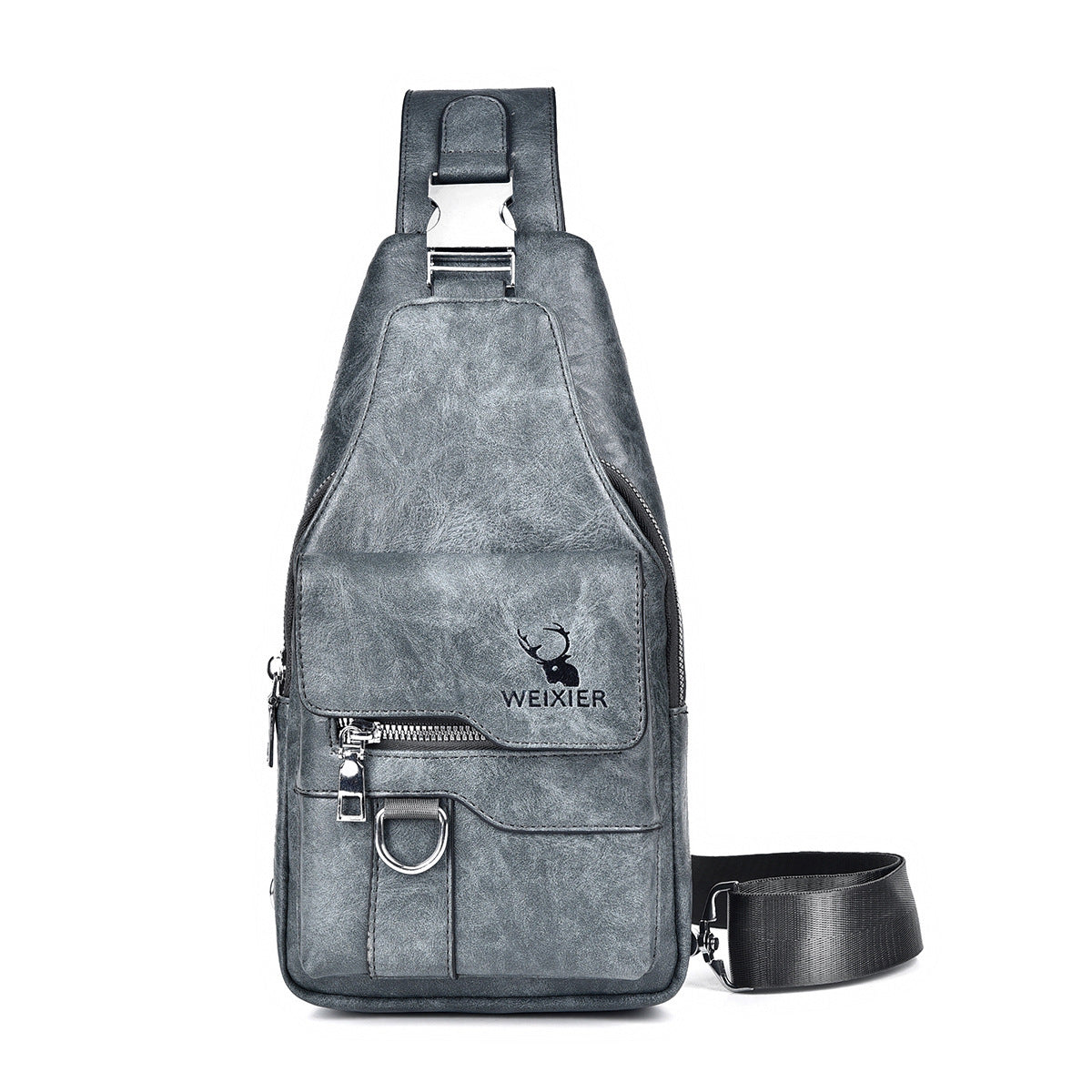 Chest Bag Men's Retro Easy Matching Large Capacity Waterproof