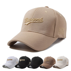 Hard Crown Baseball Cap Men's And Women's Embroidered Letters